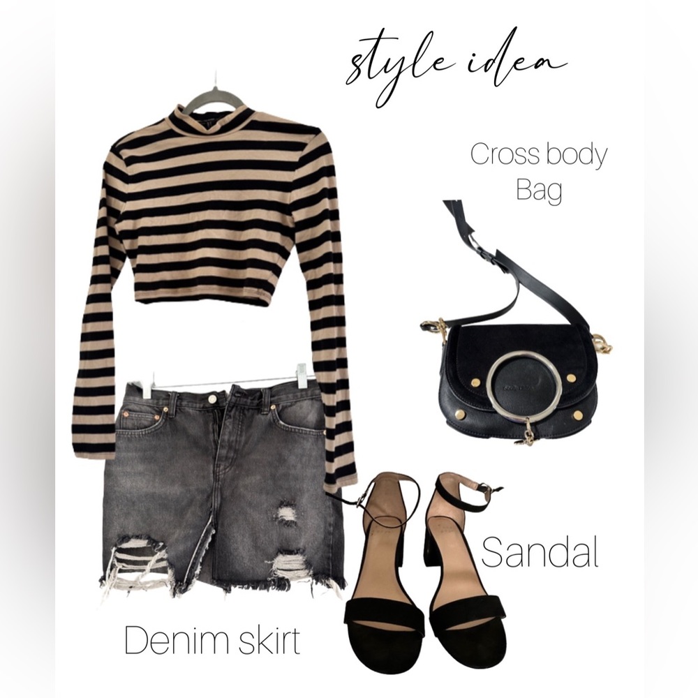 Stripe crop top